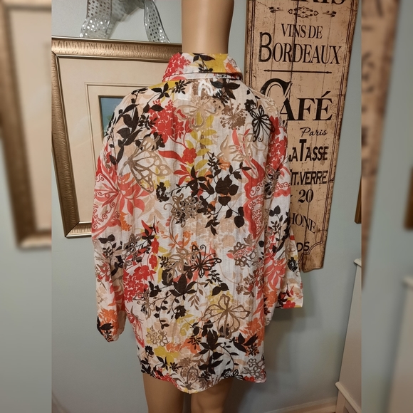 Alfred Dunner floral top - Picture 6 of 12
